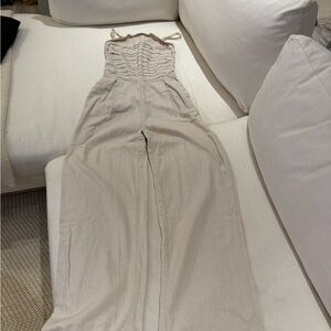Abercrombie & Fitch Light Beige Jumpsuit